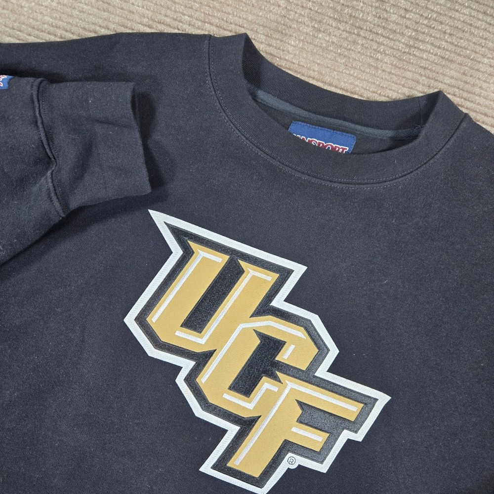 JanSport Mens Large Black UCF Knights‎ Graphic Crewneck Sweatshirt